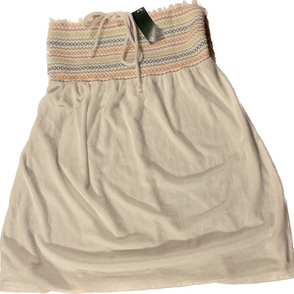 Wild Fable Women’s White Smocked Terry Cloth Dress XL NEW - Picture 4 of 4